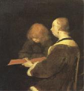 Gerard Ter Borch The Reading Lesson (mk05) USA oil painting reproduction